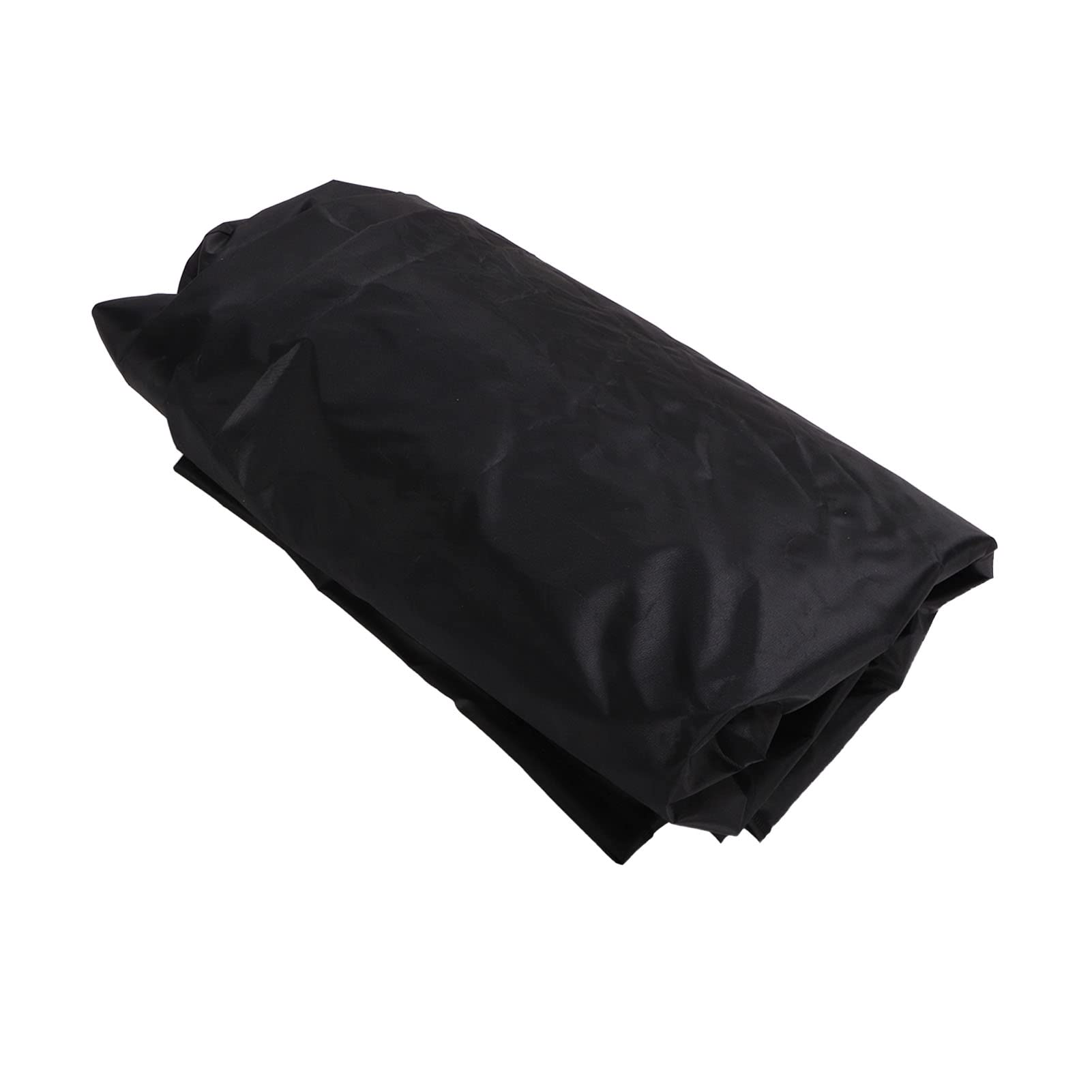 Cubierta de Piscina de 10 pies, Forma Redonda, Tela Oxford, Cubierta de Piscina de Invierno Negra a Prueba de Polvo para Parrilla de Barbacoa