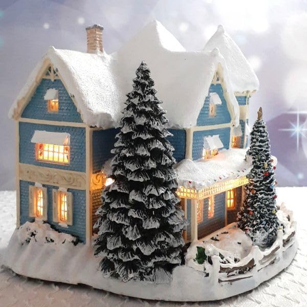美品】トーマスキンケード☆ビクトリア朝のクリスマスビレッジリース