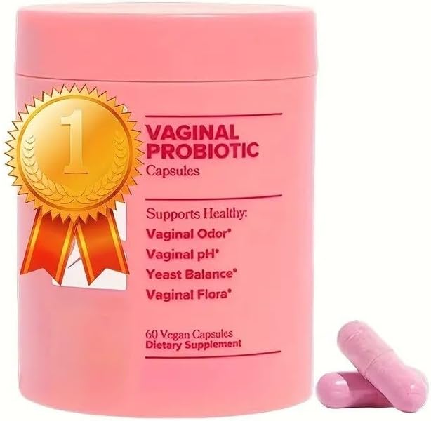 Vulva Care - Cápsulas probióticas y prebióticas femeninas para el equilibrio del pH vaginal y el apoyo del olor, mezcla diaria de lactobacillus para