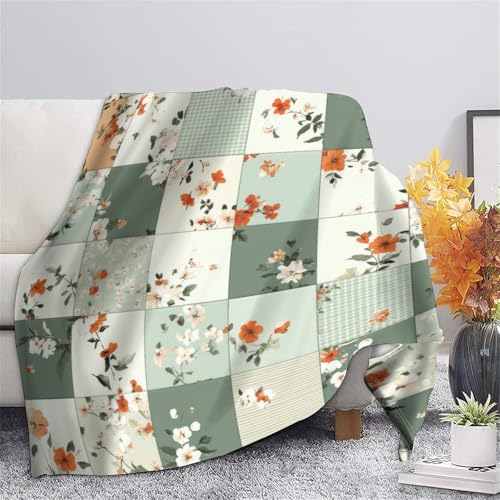 Couverture moelleuse microfibre vintage pour lit et camping 3D - 5
