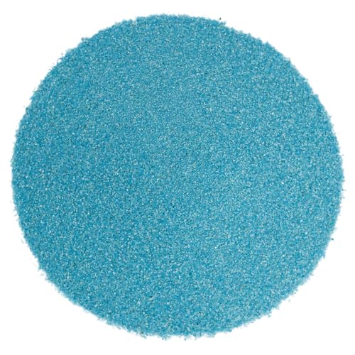 GRAN VELADA Arena Fina Azul Claro para Decoración | Ideal para Manualidades, Centros de Mesa y Ceremonias | Grano Fino | Complemento Versátil | 1000g