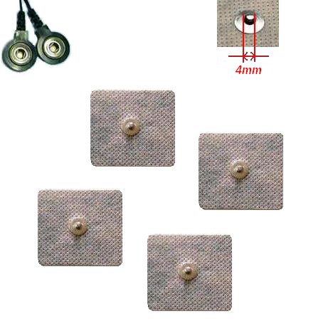 st 5 Elettrodi cerotti adesivi ricambi compatibili cintura Total Abs stimolazion