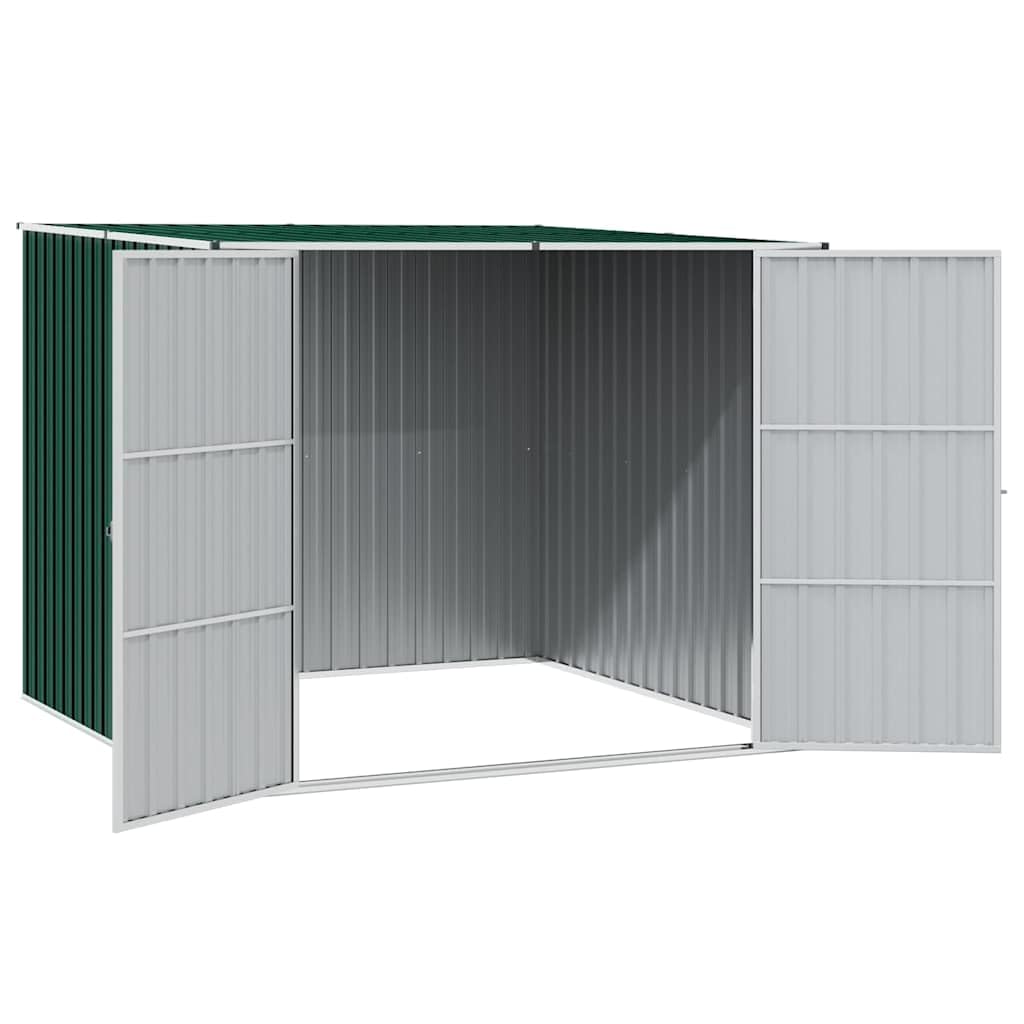 Abri de jardin 195x198x159 cm Acier galvanisé Vert Rangement extérieur