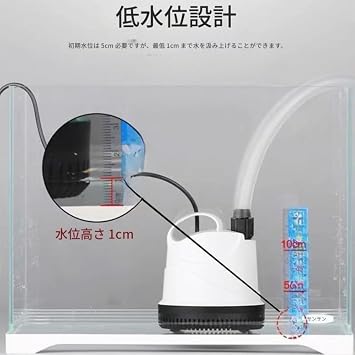 Lamant Filter, Aquarium Filter, Canister Filter, One Click Transparent Sponge, Inactive Pore Filter Cotton, Aquarium, Small Equipment, Mini Filtration System, Water Quality Improvement, External