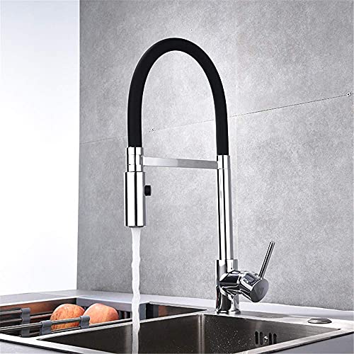 Grifo de cocina de cobre monomando con agua caliente y fría de fregadero