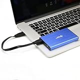 MasterStor Zewnętrzny dysk twardy 250 GB USB 3.0 Super-Fast 2,5-calowy dysk twardy SATA laptop przenośny dysk twardy niebieski