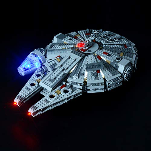 BRIKSMAX Led Lighting Kit for Star Wars Millennium Falcon - Compatible with Lego 75105 Building Blocks Model- Not Include The Lego Set