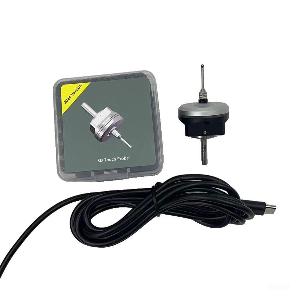 V6 Anti-Roll-3D-Touch-Sonde, Kanten-Finder, Desktop-CNC, Edelstahl-Sensor mit Kabel, hohes Messwerkzeug, Fräsen und Bohren (Sonde)