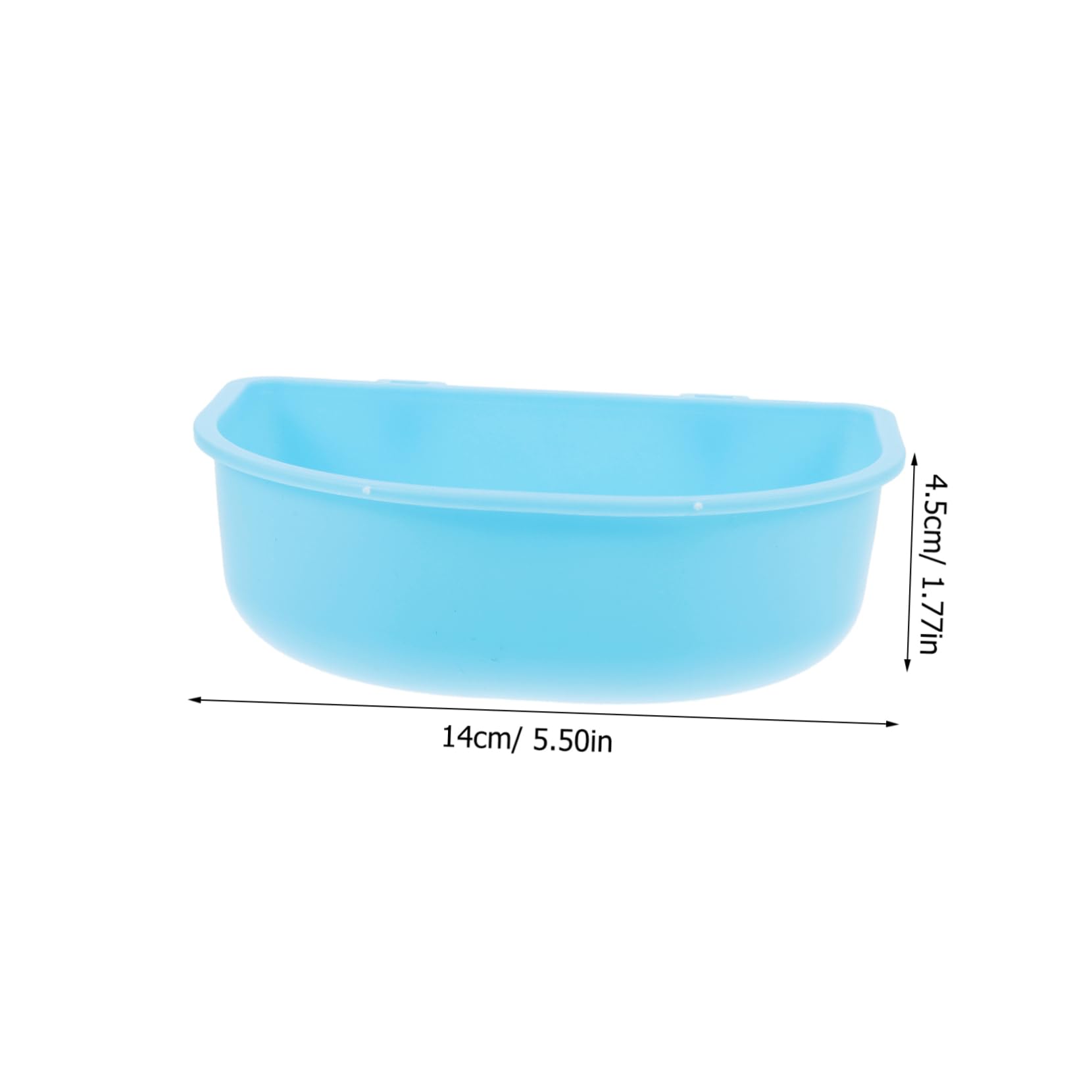 VANZACK Dog Cat Hanging Bowl Plastic Pet Food Bowl Strong Easy to Safe for Animals