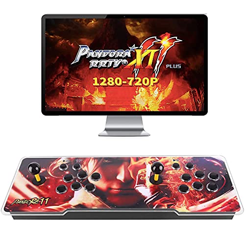 Pandora Treasure 3D Arcade Game Console - 3333 Games Installed, Search Games, Support 3D Games, WIFIï¼ŒAdd More Games, 1920x1080P, Favorite List, 4 Players Online Game, 2 Player Game Controls (Yellow)