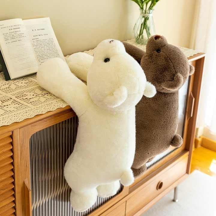 Image of Cute Beer Soft Stuffed Plush Pillow Animal Toy for Kids Boys & Girls Birthday Gifts 80 CM