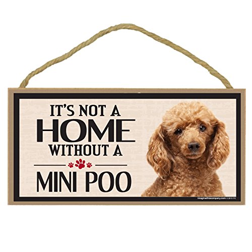 Image of Wood Breed Sign, Mini Poo