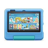 Das neue Fire 7 Kids-Tablet, 7-Zoll-Display, für Kinder von 3 bis 7 Jahren, 32 GB, blau