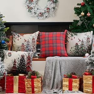 Dfxszchristmaspillowcovers18x18inchsetof2christmastreedecorativethrowpillowswinterchristmasdecorforhomecouchth35b18  Urban Country Home Decor Dfxsz christmas pillow covers 18×18 inch set of 2 christmas tree decorative throw pillows winter christmas decor for home couch th 35b18  urban country home decor