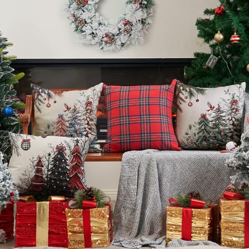 Dfxszchristmaspillowcovers18x18inchsetof2christmastreedecorativethrowpillowswinterchristmasdecorforhomecouchth35b18  Urban Country Home Decor Dfxsz christmas pillow covers 18×18 inch set of 2 christmas tree decorative throw pillows winter christmas decor for home couch th 35b18  urban country home decor