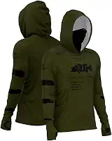 Camiseta de Pesca Masculina X-protect 360 Sublimada - Mar Negro Blue Rio G
