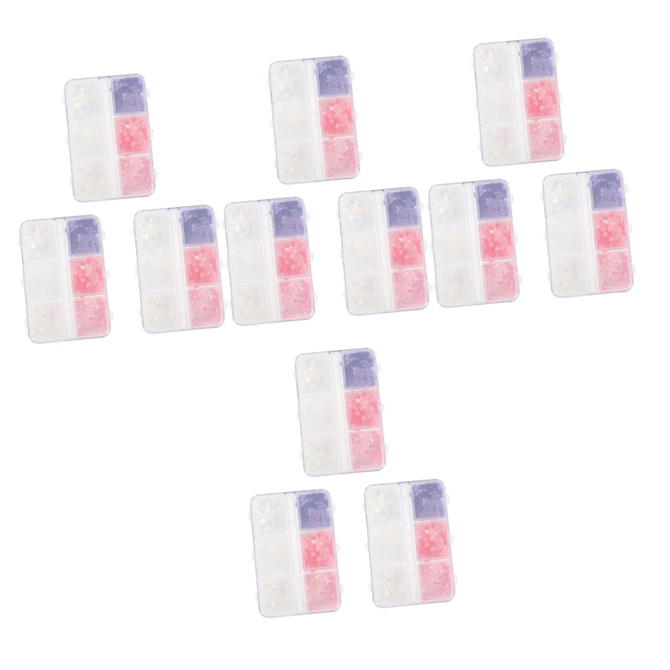 minkissy 4 Set Di Glitter Per Unghie Paillettes - Decorazioni Per Nail Art Per Ragazze Ornamenti Per Manicure Per *4