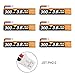 Price comparison product image Makerstack 6pcs 300mah 1S HV 3.8V Lipo Battery 30C JST-PH 2.0 PowerWhoop mCPX Connector Rechargeable 1S LiPo Battery for Tiny Whoop Micro FPV Racing Drone