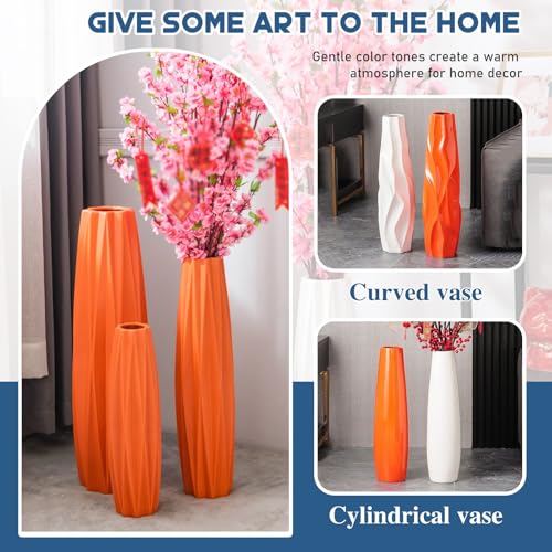 Grand vase en céramique d'exception pour valoriser les branches - 5
