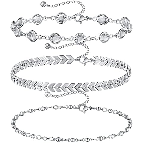 Tobillera de Plata para Mujer VGWON Cover