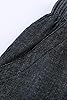 HVEPUO Women's Jean Shorts Frayed Raw Hem Drawstring Denim Shorts Casual Summer Black L #3