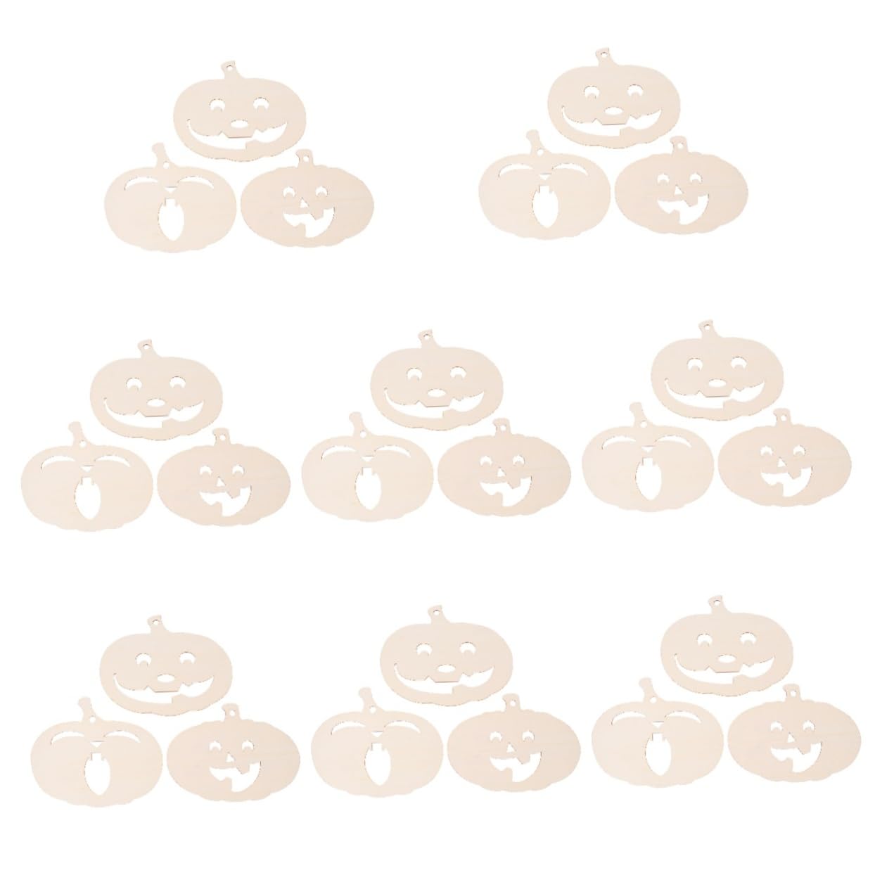 Tofficu 8 Juegos Chispas De Calabaza Plantilla De Pintura De Halloween Manualidades Para Plantillas De Dibujo De Halloween Plantilla De Calabaza De Halloween Madera 3 Piezas * 8