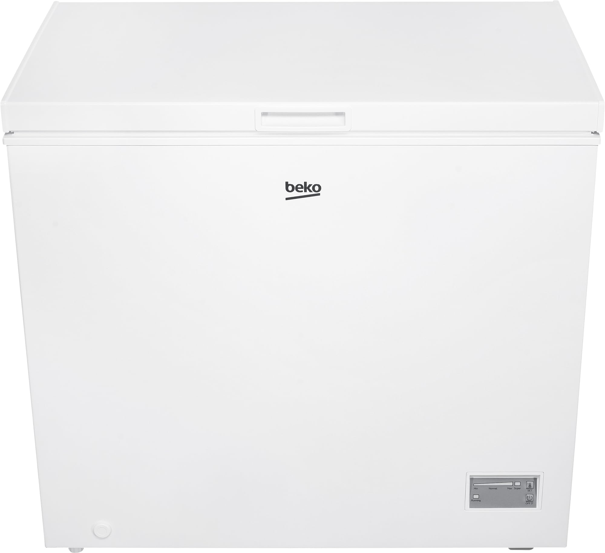 Beko CF200CWN - Frigorífico, 198 L, volumen neto, 1 cesta para congelador, función de congelación, ruedas de transporte, sistema indicador LED, 40 dB (A), blanco