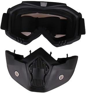 LIOOBO Capacete De Máscara Facial De Motocicleta Para Motocicleta Capacete De Capacete De Motocicleta Gorro Capacetes Para Motocicletas Capacete De Equitação Máscara Destacável