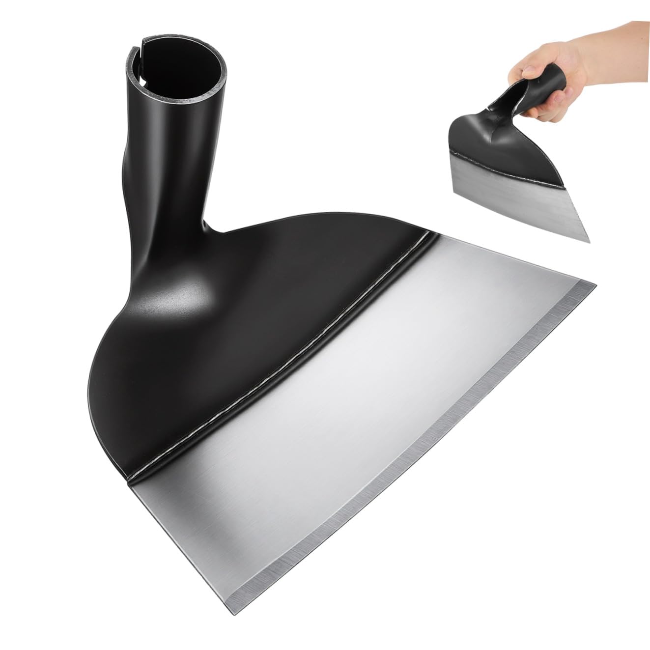 Hohopeti da Giardino in Acciaio 235 CM per Diserbo e Dissodamento Utensile Agricolo Robusto senza Manico per Orto e Giardinaggio