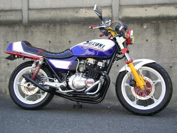 Amazon | PRETTY RACING製 GSX400F ミドル管 50.8π ブラック