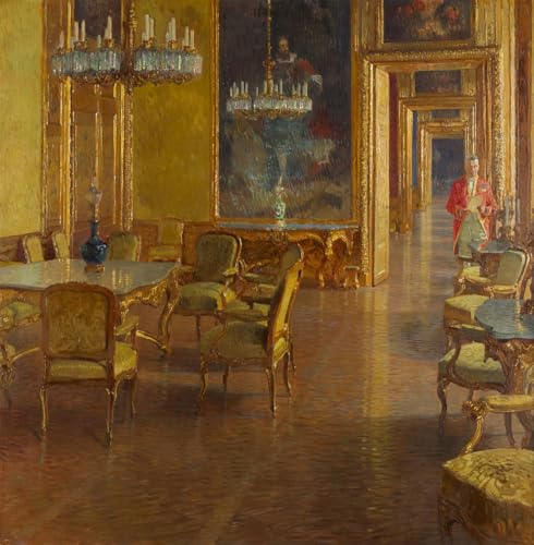 Tableaux Graffiti Art Mural Carl Moll Palais d'Hiver d'Eugène de Savoie Peinture 60x90cm