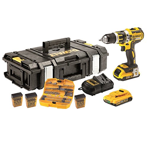 DeWalt Akku-Schlagbohrschrauber-Set BL, 18 V, 2 Ah, DCD795D2KX-QW