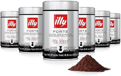 Ground Drip Coffee, Forte Dark Roast, 8.8 oz, 6 Pack