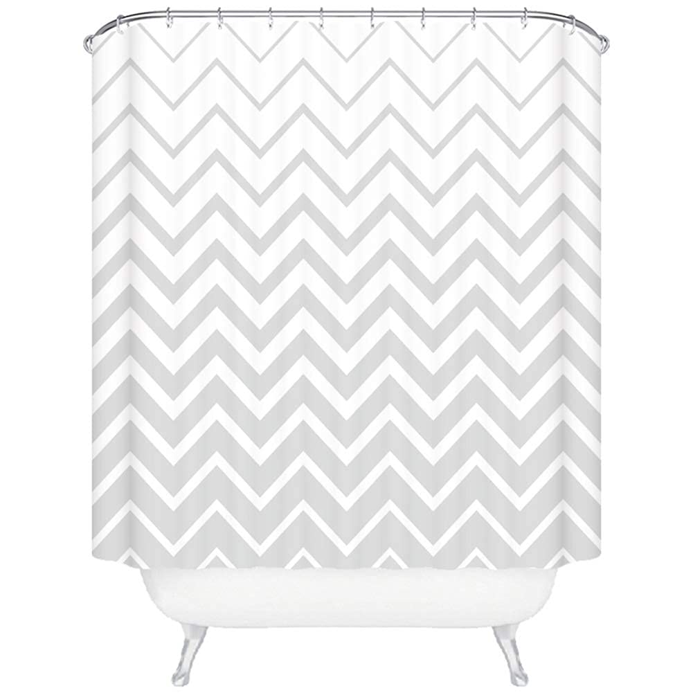 Rideau de douche de qualité supérieure en tissu polyester résistant long