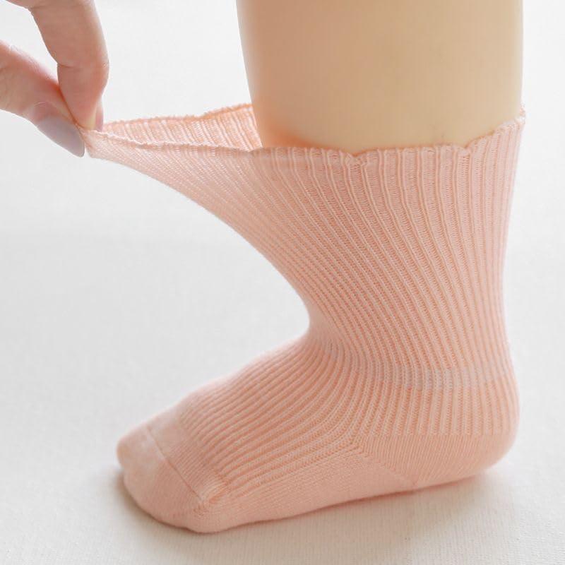 Newborn Cuff Socks Baby-girls Socks Infant Toddler Crew Ankle Sock - Image 5
