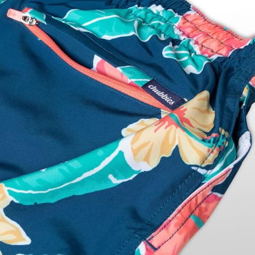 Chubbies Men’s Swim Trunks, Stretch Swimming Board Shorts, 7” Inseam (The Floral Reefs, Small)3