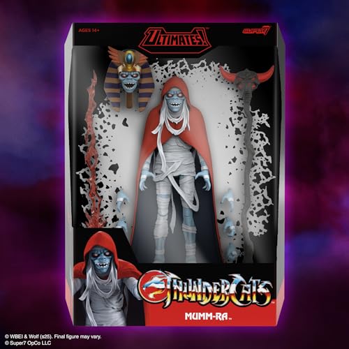 Image of Super7 ULTIMATES! Thundercats Mumm-Ra (Old Man) - 7 inch Thundercats Action Figure with Accessories - Classic Cartoon Collectibles and Retro Toys
