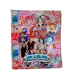 Midsouth Products I Love Lucy Throw Blanket with Color Collage 50'x60'