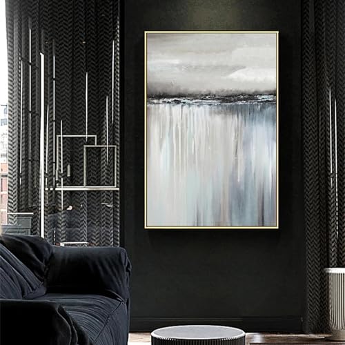 Peinture murale HOLEILUCK pour habiller un mur de salon vide
