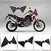 UltraSupplier ForkShield Updraft Airflow Deflector for 2016-2019 Honda CRF1000L Africa Twin