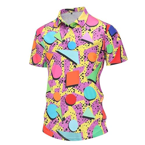 T-shirt randonnée homme polo blanc slim fit col Mao décontracté