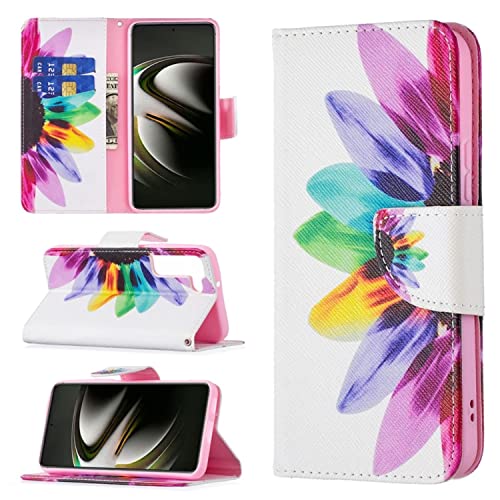 Coque Samsung S22 5G antichoc König Design motif tournesol anti-rayures