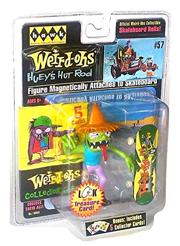 Weird-Ohs Carded Figure With 5 Collecter Cards #57 Huey`s Hut Rod