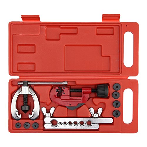 Kit de serrage haute resistance pour collet battu double de tuyau frein cuivre
