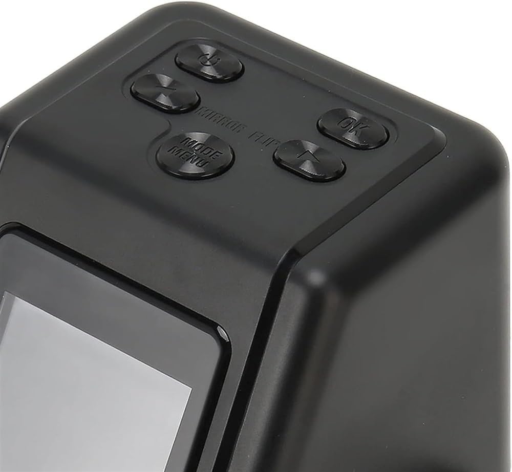 Slide Negative Scanner, with 2 in LCD Screen, Converts 135 110 126 and Super 8 Films, Slides, Negatives to Digital JPG Photos, Adjustable Brightness and Color