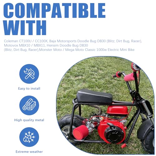 Mrelc Left Brake Clutch Lever 155Cm Cable With Brake Pads Fit For Coleman Ct100U Cc100X 98Cc 100Cc 3Hp Baja Doodle Bug Db30 Motovox Mbx10 Mbx11 Monster Moto Powersport Mini Bike Parts thumb #4