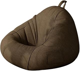 Puf para sofá, dormitorio, sala de estar, ocio, sofá pequeño, cojín para apartamento, balcón, color marrón, 100 x 110 cm