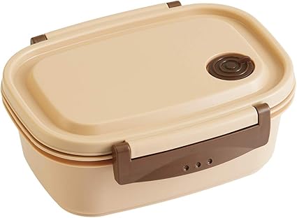 Amazon Co Jp スケーター ラク軽 軽い 弁当箱 M レンジ対応 550ml ベージュ シール容器 保存容器 Xpm4 A ホーム キッチン