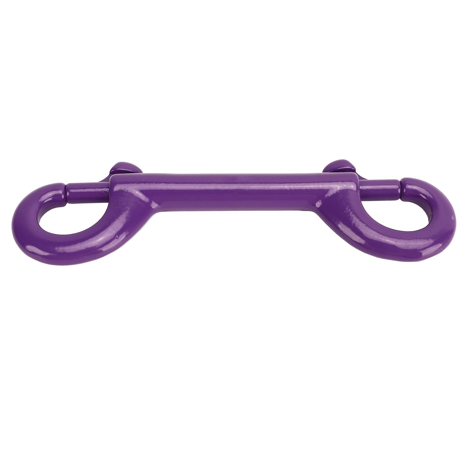 115mm Double Ended Bolt Snap Hooks, 316 Stainless Steel, Double Ended Snaps, Spring Loaded Bolts, BCD Safety Diving Accessories (Purple)