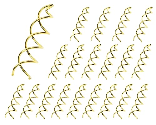 Épingles à cheveux en spirale blondes Mini Skater pour chignons par 20